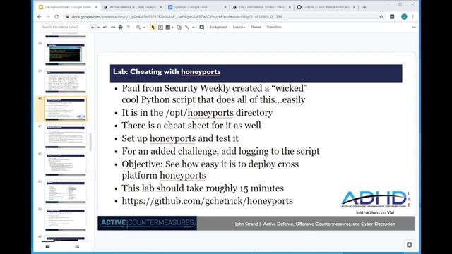 Active Defense & Cyber Deception - Part 2 смотреть онлайн