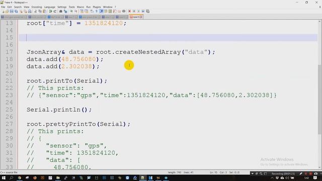 Arduino JsonGeneratorExample Ep.1 смотреть онлайн