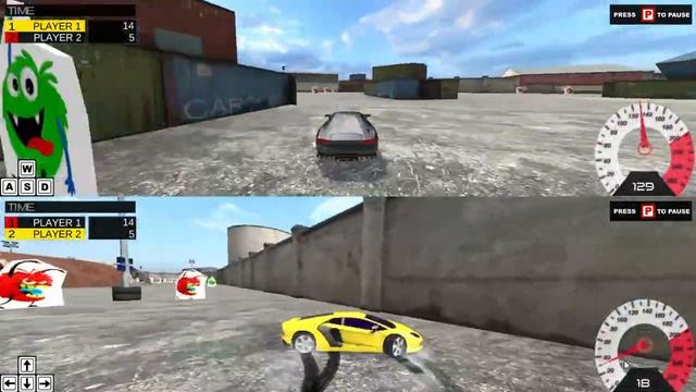 Игра Гонки на Двоих 3Д смотреть онлайн