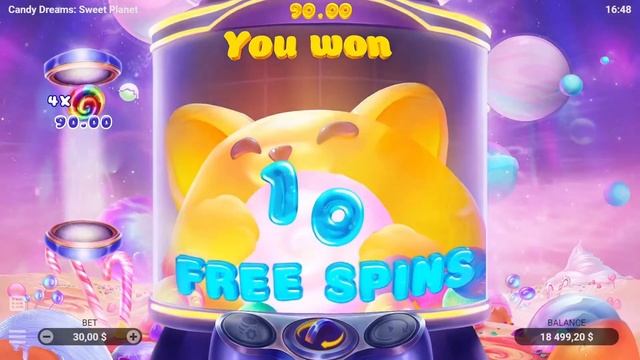 CANDY DREAMS : SWEET PLANET | DELICIOUS SLOT GAME WITH BIG WINS смотреть онлайн
