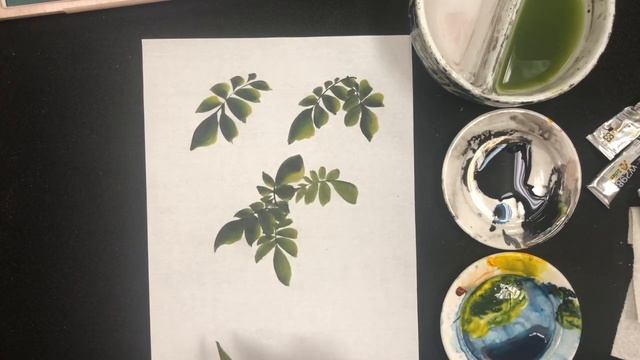 How to paint wisteria using Chinese painting (Part 1 of 4) смотреть онлайн