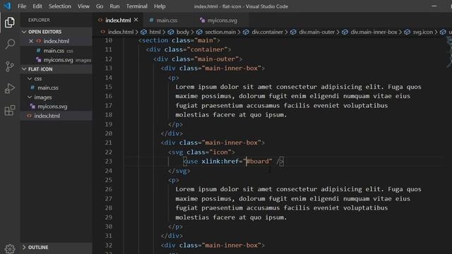 How to use color Flat icon as SVG sprite in a webpage смотреть онлайн
