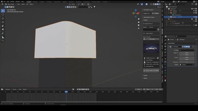 How To Create 3D BILLBOARD Videos On Curved Screen | 3D Billboard | Blender Tutorial