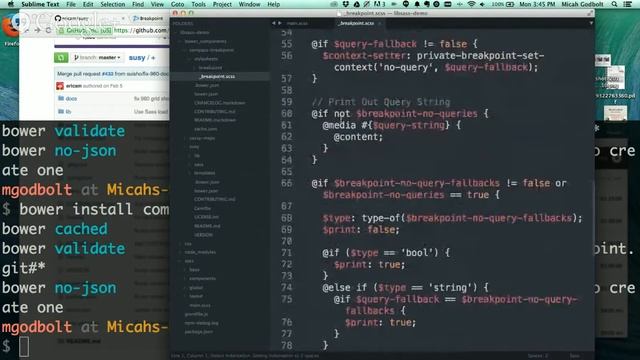Sass Bites #77 - Libsass - Susy and Breakpoint смотреть онлайн