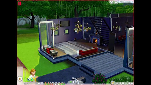 The Sims 4) Рассматриваем "наш" коттедж👍 #1 смотреть онлайн