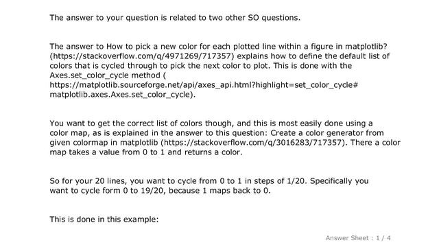 PYTHON : creating over 20 unique legend colors using matplotlib смотреть онлайн