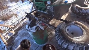 КАРАКАТ готов. Ходовая часть сделана. Редукторы с самоблоками установленны. Аллигатор снова в строю