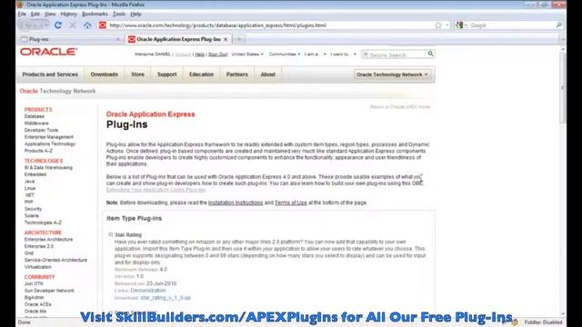Oracle APEX-Plug Ins Install Demonstration Module 6 of 10 смотреть онлайн