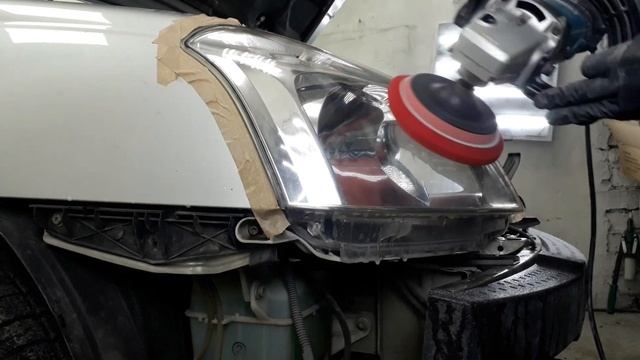 Как отполировать пожелтевшие фары. Полировка + Жидкое стекло смотреть онлайн