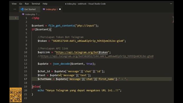 Cara MUDAH membuat BOT Telegram dengan PHP WebHook dan Localhost via Ngrok смотреть онлайн