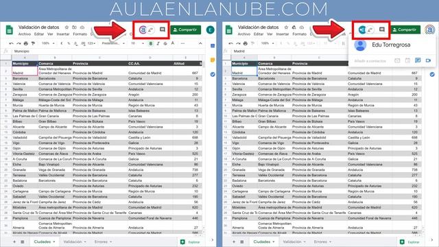 ? Curso Google Sheets ✅ Compartir hoja de cálculo смотреть онлайн