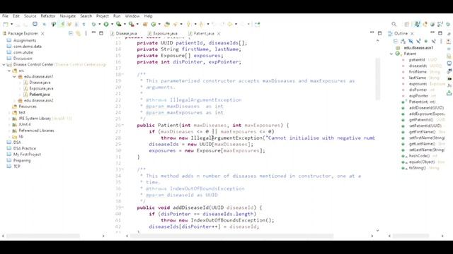 Disease Control System Assignment Project | Core Java project | смотреть онлайн