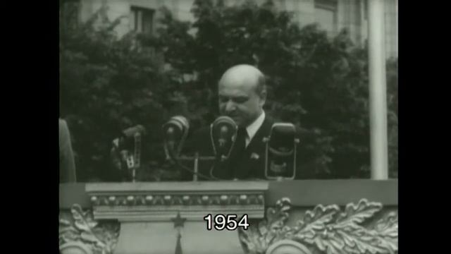 ОТКРЫТИЕ ПАМЯТНИКА ЮРИЮ ДОЛГОРУКОМУ В МОСКВЕ 1954 год смотреть онлайн