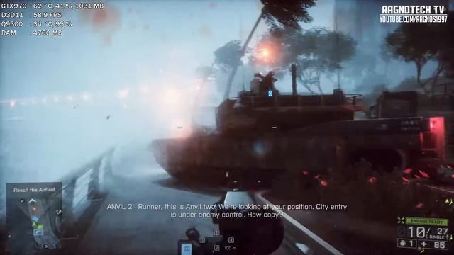 Battlefield 4 (2013) Gameplay | Core 2 Quad Q9300 | GeForce GTX 970 | 8GB RAM смотреть онлайн