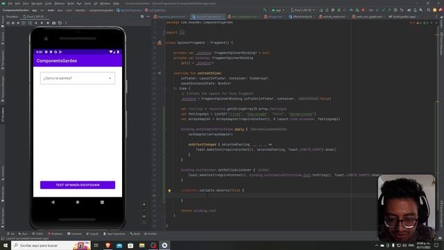Android | Kotlin | Como crear un SPINNER/DROPDOWN en Android Views (XML) смотреть онлайн