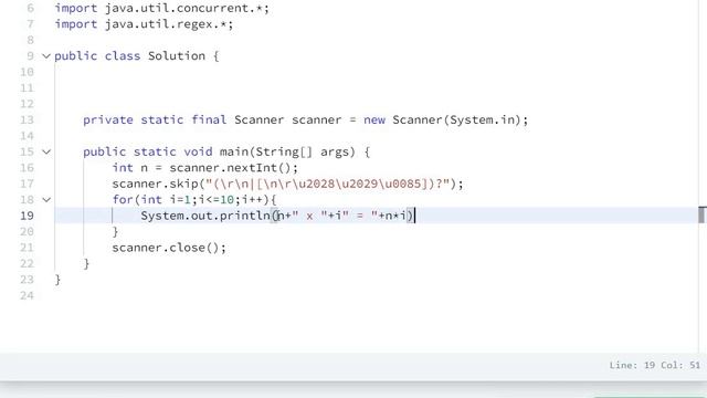 Hackerrank Day 5: Loops Solution - Java | 30 Days Of Code Hackerrank смотреть онлайн