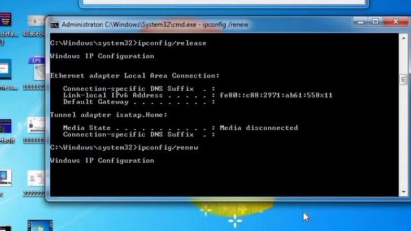 Windows has detected an IP address conflict | windows network configuration problem  same IP addres
