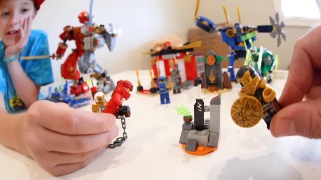 FATHER SON ULTIMATE LEGO BATTLE! / Ninjago Good Vs Bad смотреть онлайн