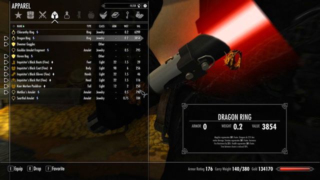 Skyrim - Dragon Ring Mod смотреть онлайн