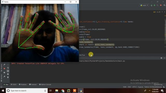 Hand Recognition using Python | Using Mediapipe Library смотреть онлайн