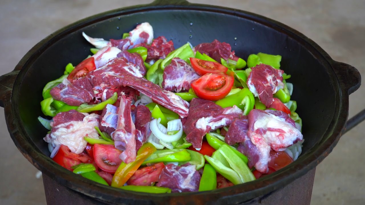 ХАШЛАМА вкуснейшая БАРАНИНА в ПИВЕ! смотреть онлайн