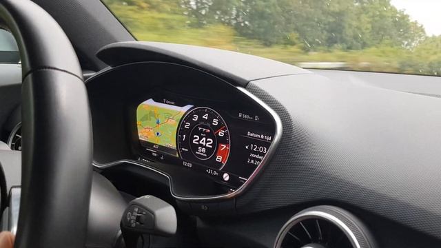 Audi TTS stage 1 (390 pk): 100-280 km/h смотреть онлайн