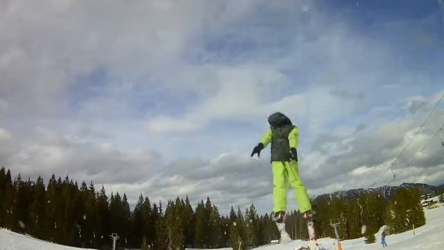 SCP skijump - telemark training смотреть онлайн