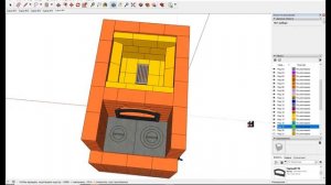 Порядовка. Мини русская печь с плитой 3 5 на 5 5 кирпича