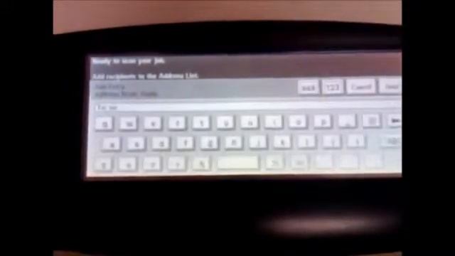 Using the Address Book feature from the Xerox in Production смотреть онлайн