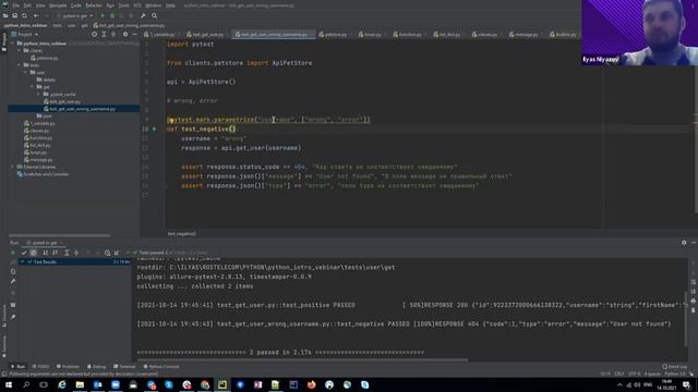 Школа джунов Вебинар 18 автоматизация API с Python смотреть онлайн
