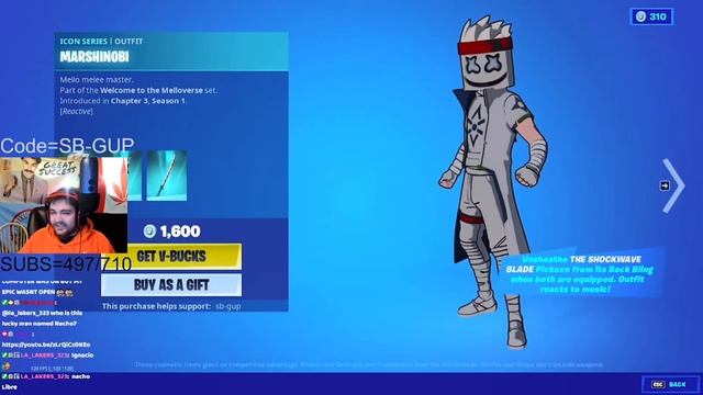 STREAMERS REACT TO *NEW* MELLOVERSE BUNDLE & EMOTE in The Fortnite Item Shop! (Marshmello Skins) смотреть онлайн
