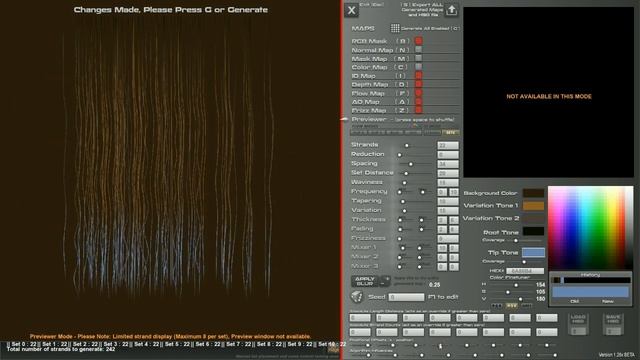 Hair Strand Designer - V1.287 - Load and Save HSD files смотреть онлайн