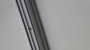 Как установить алюминиевый потолочный карниз для зала, для шторы трансформер. (2019)