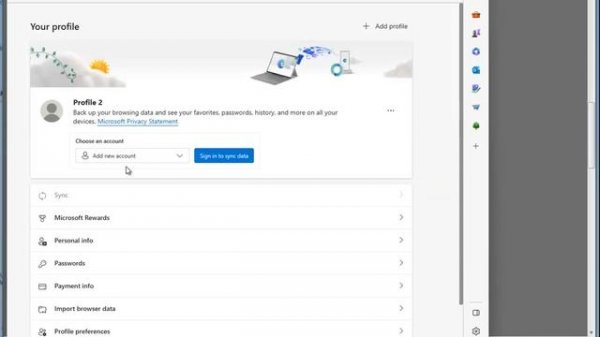 Remove Email from Microsoft Edge Profile! Remove email address from login screen? From Windows 11?