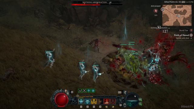 Diablo 4 Seething Abomination World PVP Boss смотреть онлайн