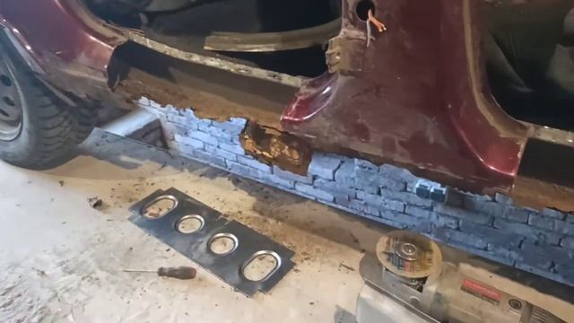 ЗАМЕНА ПОРОГОВ НА ВАЗ 2110 смотреть онлайн