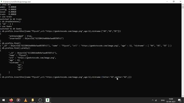 Embedded Document In MongoDB and Embedding In Array In MongoDB | Geekstocode [Course In Hindi] смотреть онлайн
