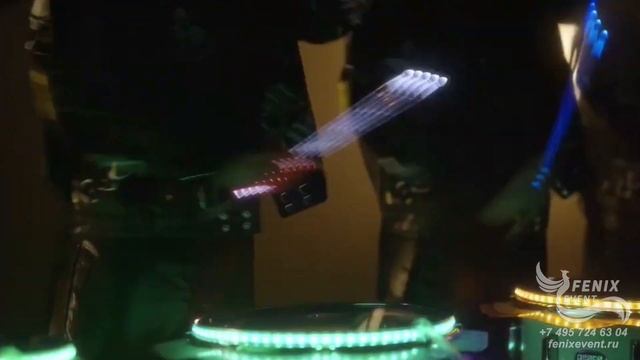 Заказать барабанщиц на праздник и корпоратив в Москве - лучшее световое шоу барабанщиц на новый год смотреть онлайн