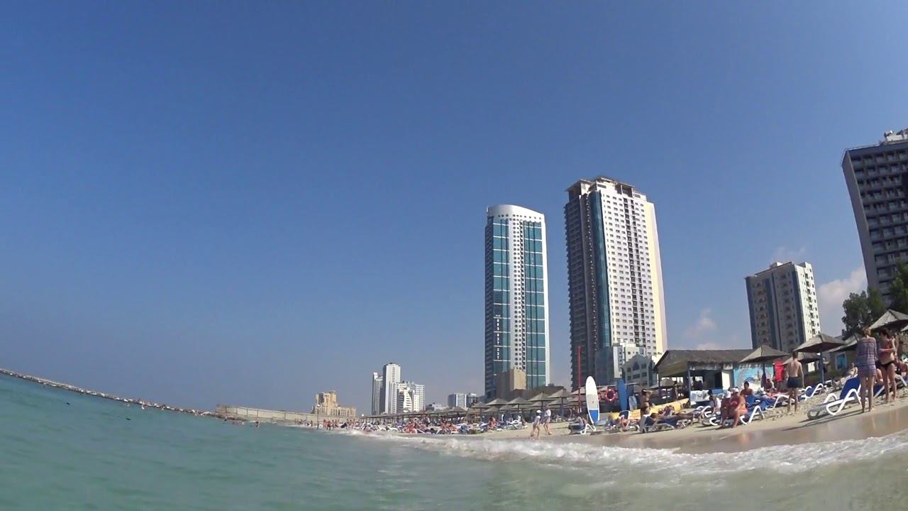 Море в Арабских Эмиратах (ОАЭ) - Персидский Залив в Аджмане смотреть онлайн