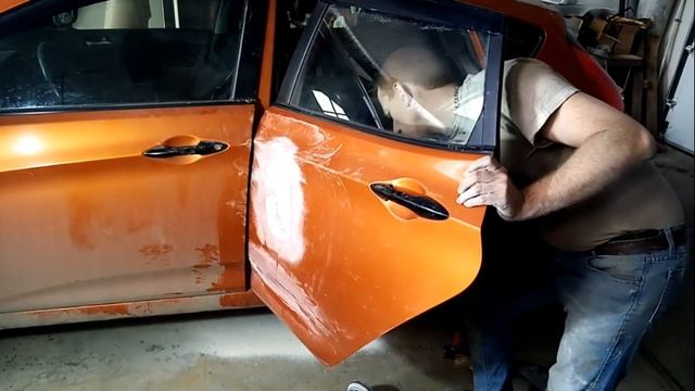 Хёндай Салярис удар в дверь.Мастер класс , Малярка. смотреть онлайн