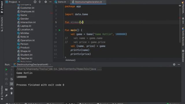 Belajar Kotlin OOP - 42 Destructuring Declaration смотреть онлайн