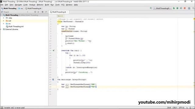 #210 Kotlin Tutorial | suspend() and resume() смотреть онлайн