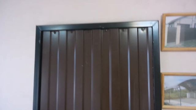 Дачная калитка "Оптима" с обшивкой из профнастила смотреть онлайн