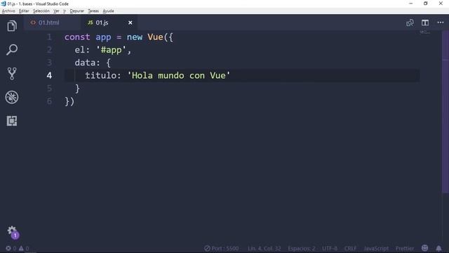 Curso de Vue.js ? #01 Introducción [Tutorial en Español desde cero] Framework de Javascript смотреть онлайн