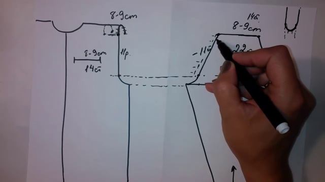 Как вязать рукав (теория) Втачной рукав снизу - Ч.1 смотреть онлайн