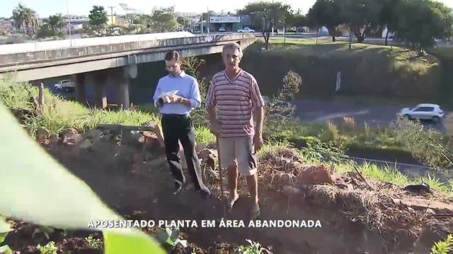 Aposentado de Marília planta horta em área abandonada смотреть онлайн