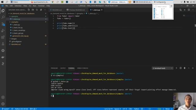 Creación de datos mock con Python /Creating mock data for data processes with Python смотреть онлайн