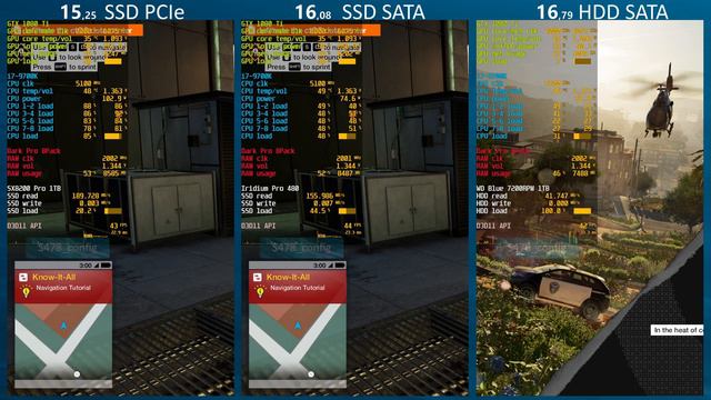 Watch Dogs 2 - SSD PCIe/SATA vs. HDD comparison of saved game's loading time смотреть онлайн