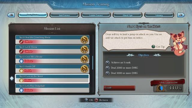 Granblue Fantasy Versus [PS4] - Mission Training: Basic Missions (S Rank - All Objectives) смотреть онлайн