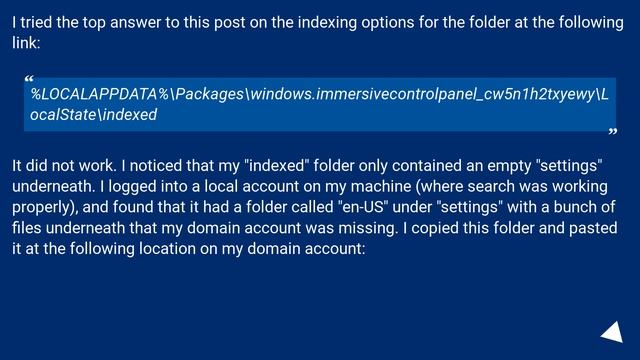 Windows 10 Settings not indexed смотреть онлайн